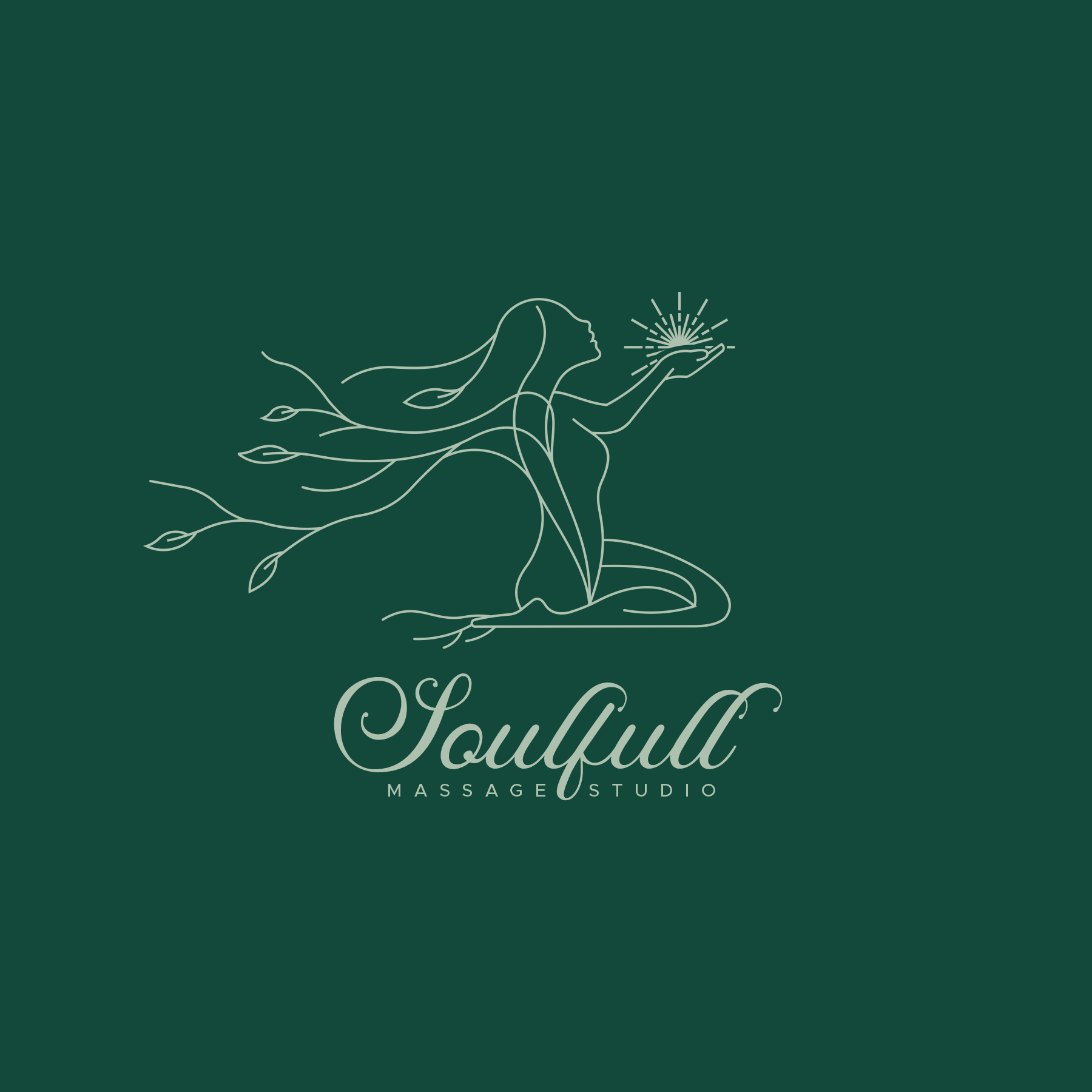 Diseño de Logo por sabina aiko para Soulfull Massage Studio | Diseño #31766374