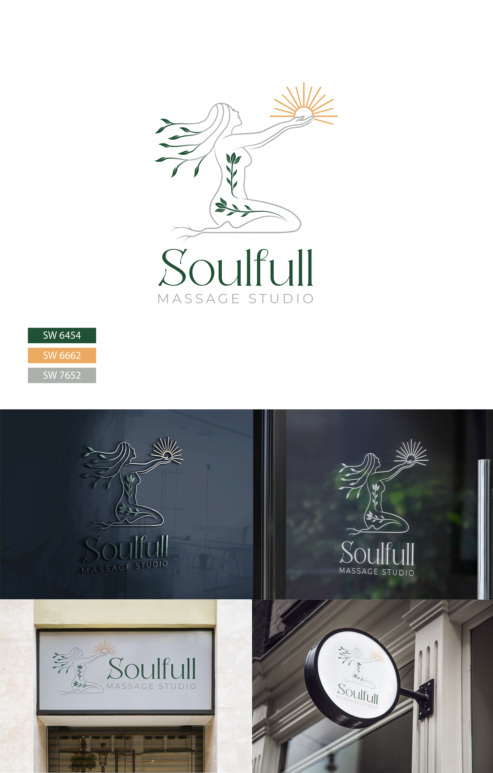 Diseño de Logo por Altans para Soulfull Massage Studio | Diseño #31811530