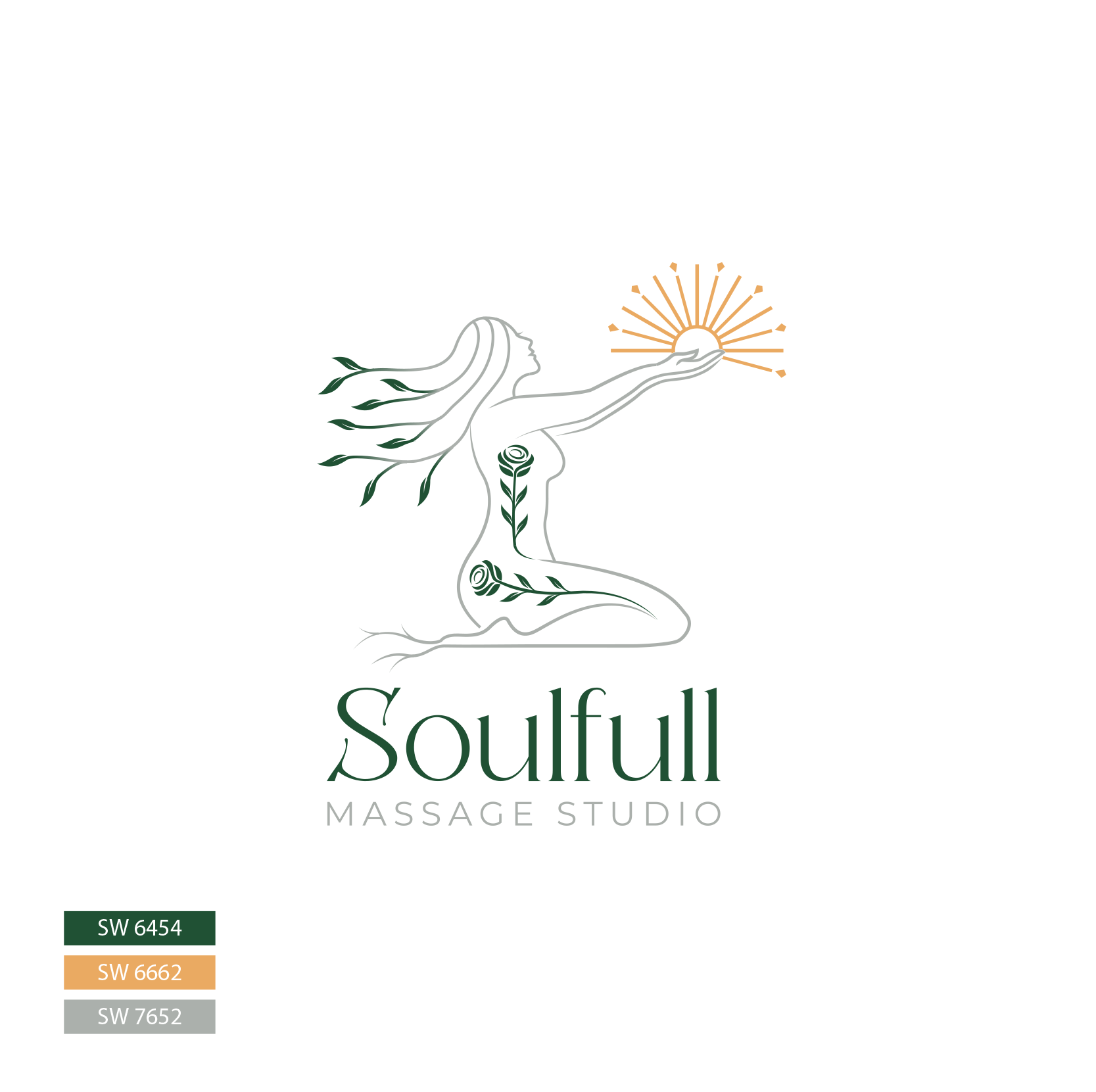 Diseño de Logo por Altans para Soulfull Massage Studio | Diseño #31843615