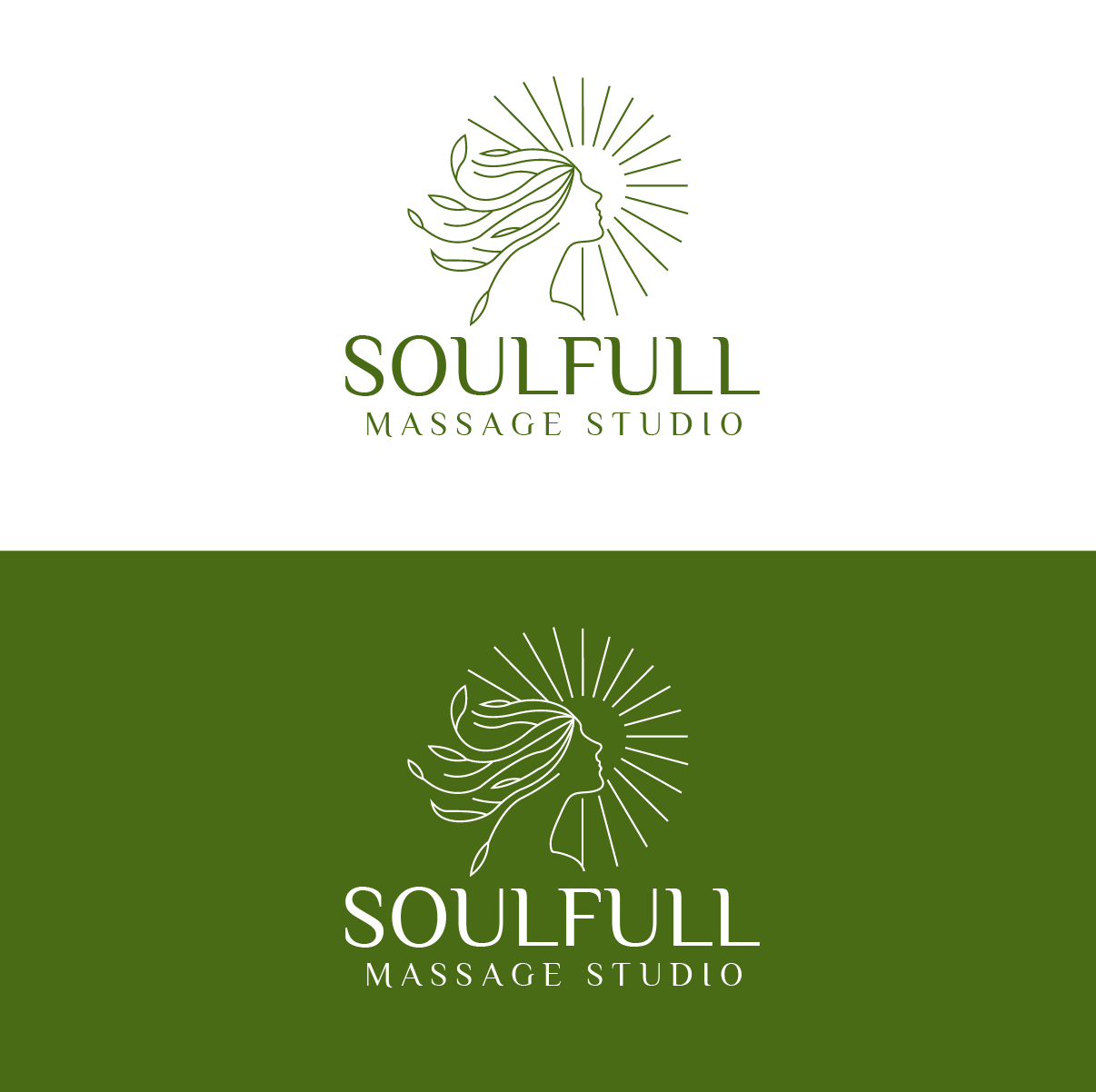 Diseño de Logo por Elrich para Soulfull Massage Studio | Diseño #31772688