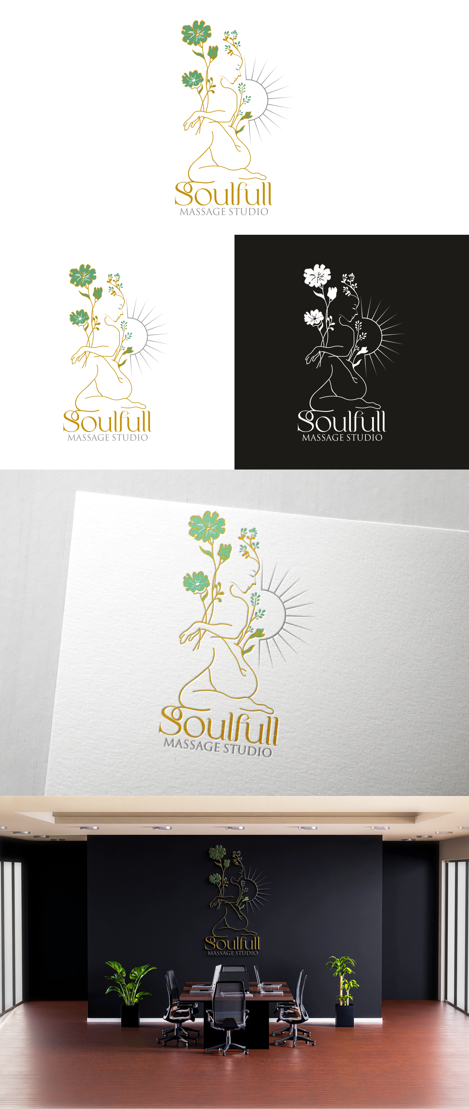 Diseño de Logo por anakbuah para Soulfull Massage Studio | Diseño #31771654