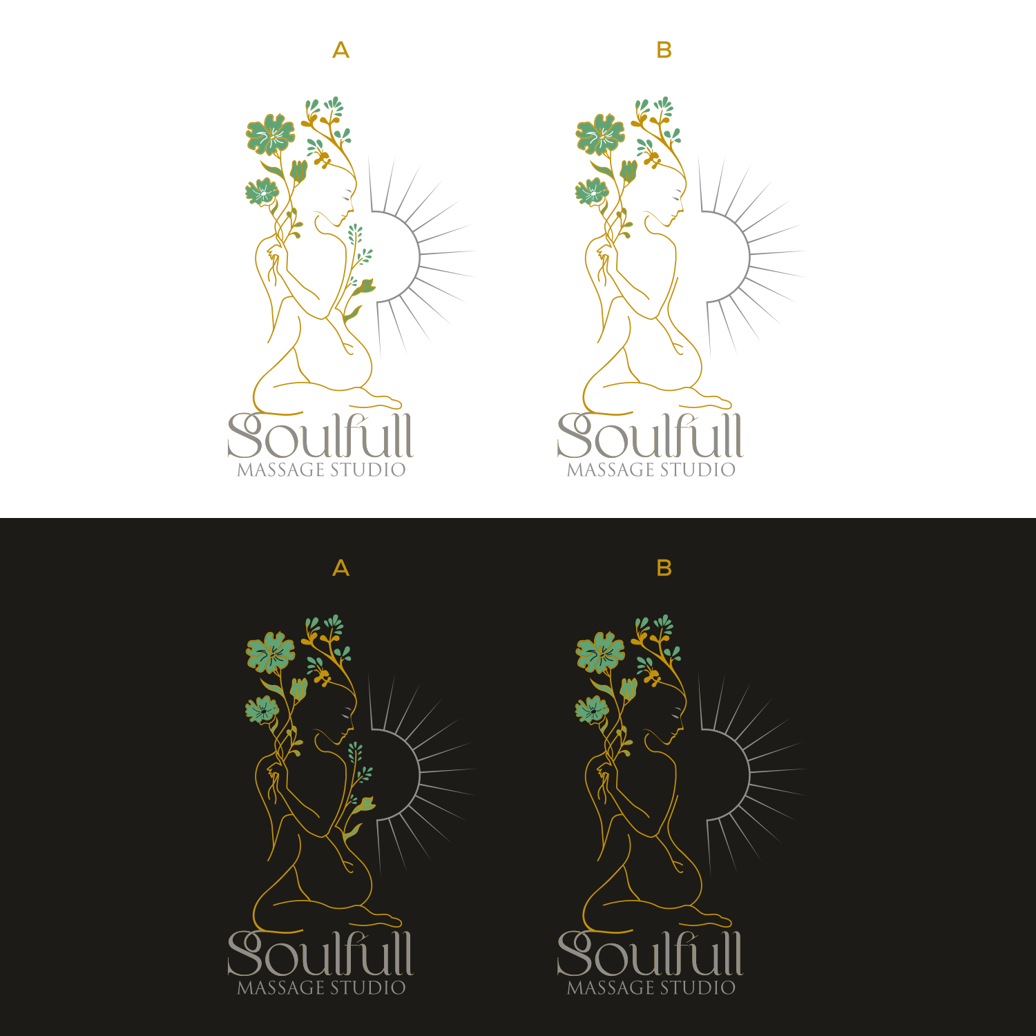 Logo Design by anakbuah for Soulfull Massage Studio | Design #31779690