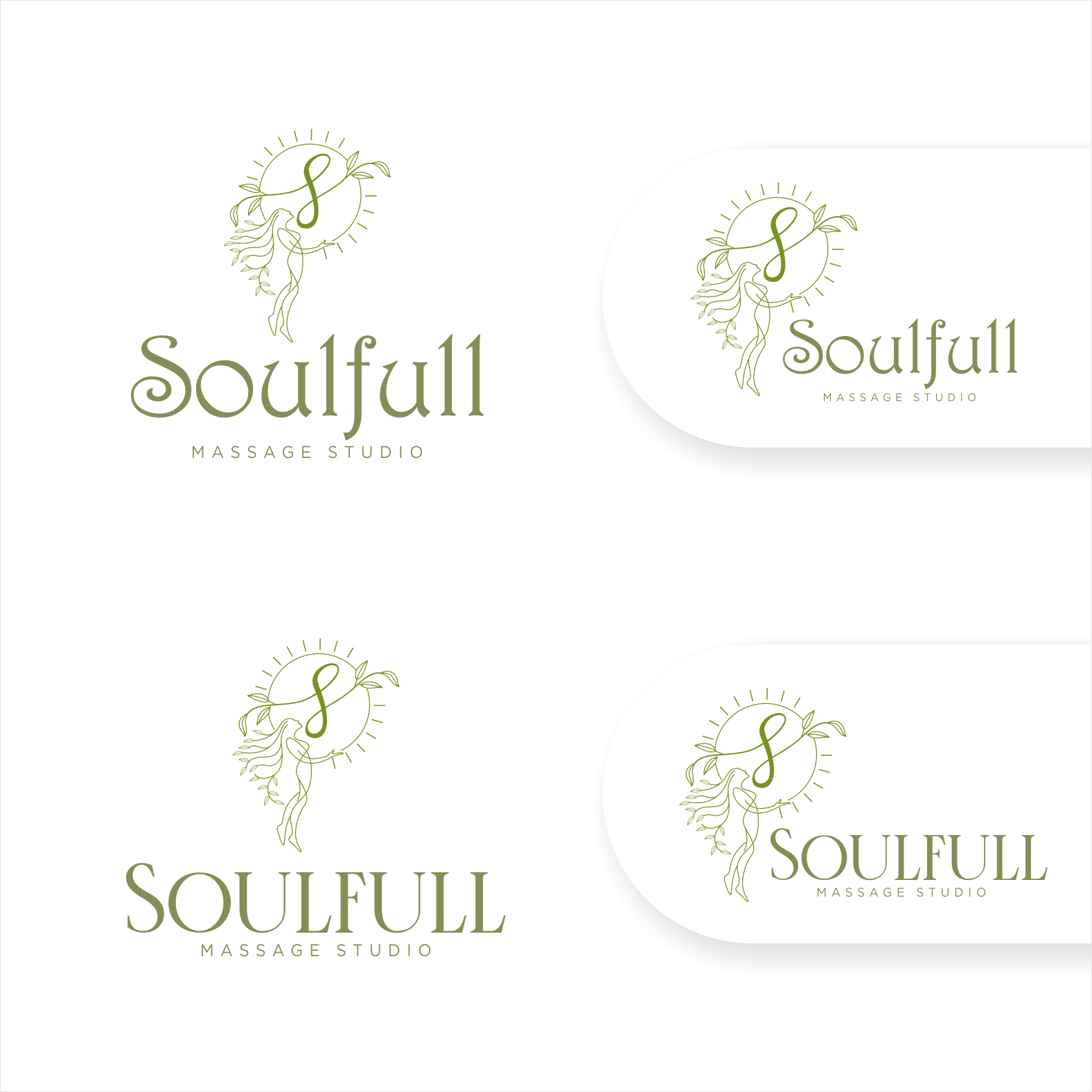 Diseño de Logo por Arham Hidayat para Soulfull Massage Studio | Diseño #31794516