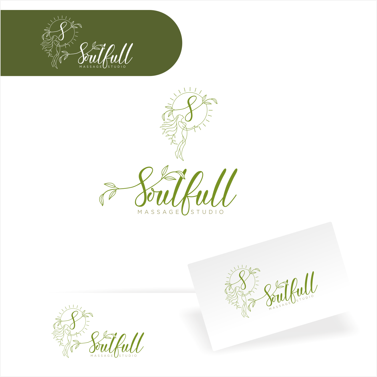 Diseño de Logo por Arham Hidayat para Soulfull Massage Studio | Diseño #31799381