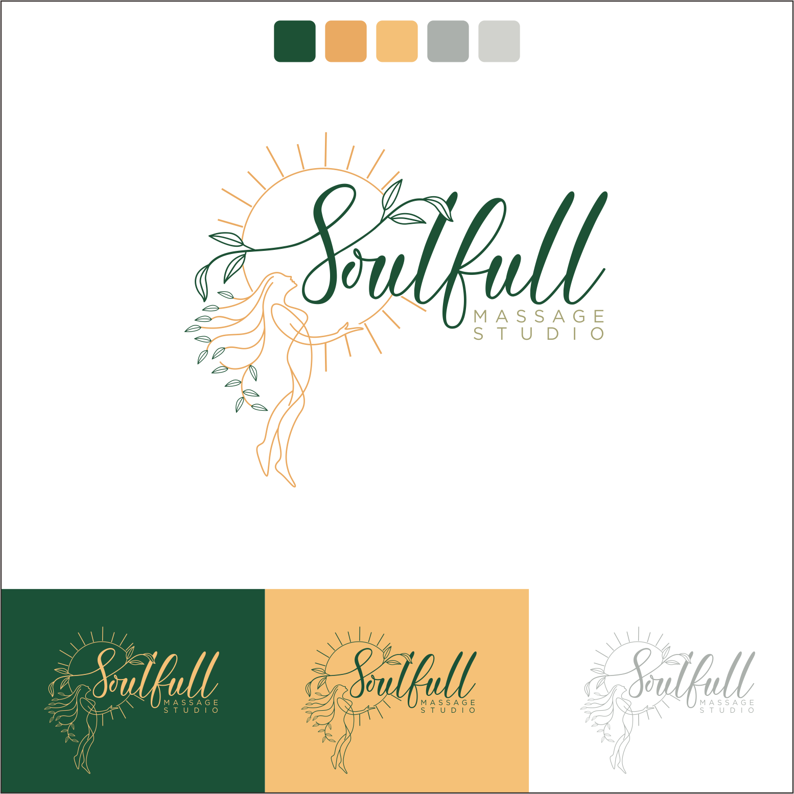 Diseño de Logo por Arham Hidayat para Soulfull Massage Studio | Diseño #31809143