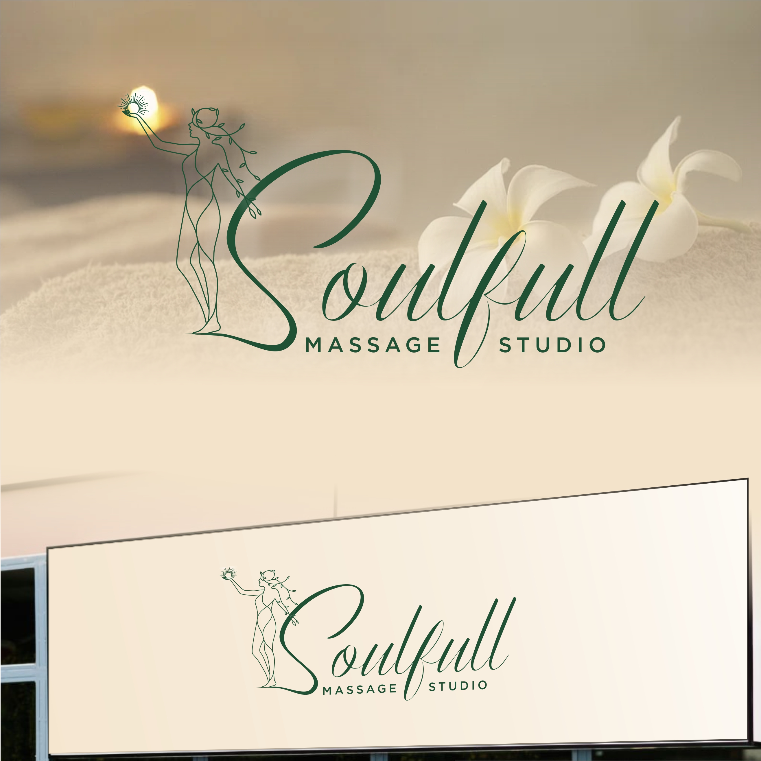 Diseño de Logo por Chandra AS para Soulfull Massage Studio | Diseño #31803403