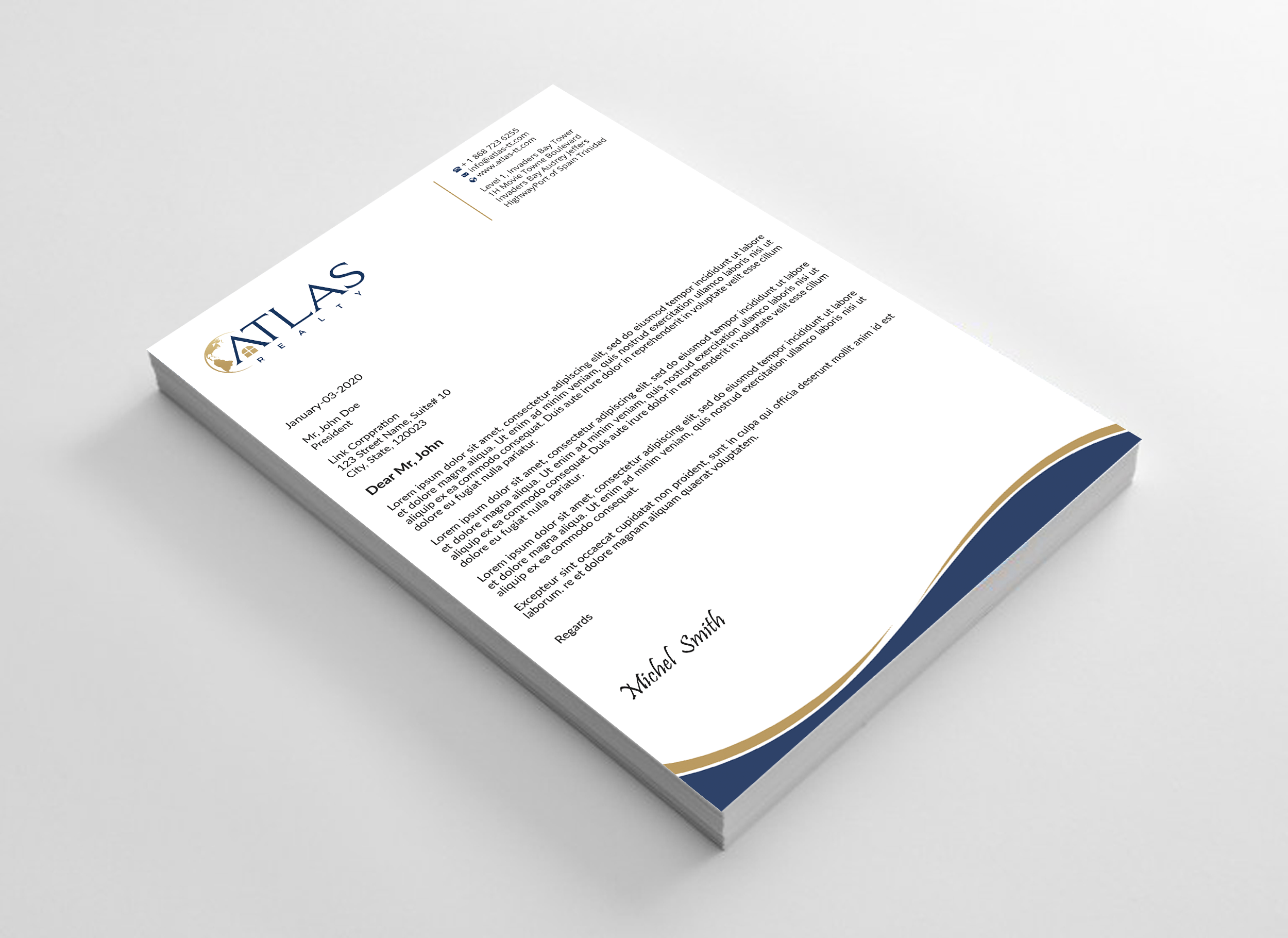Stationery Design by Expert Bappy for Hawk Security Services Ltd.  | Design #31765361