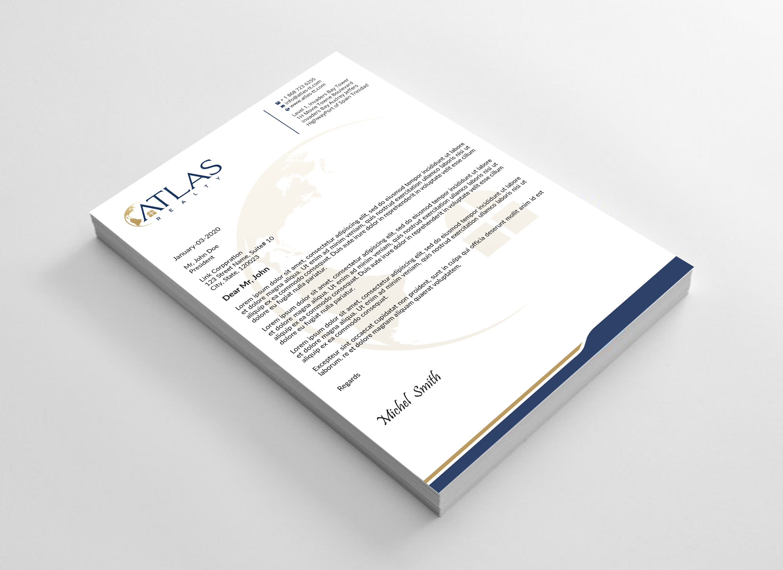 Stationery Design by Expert Bappy for Hawk Security Services Ltd.  | Design #31765452