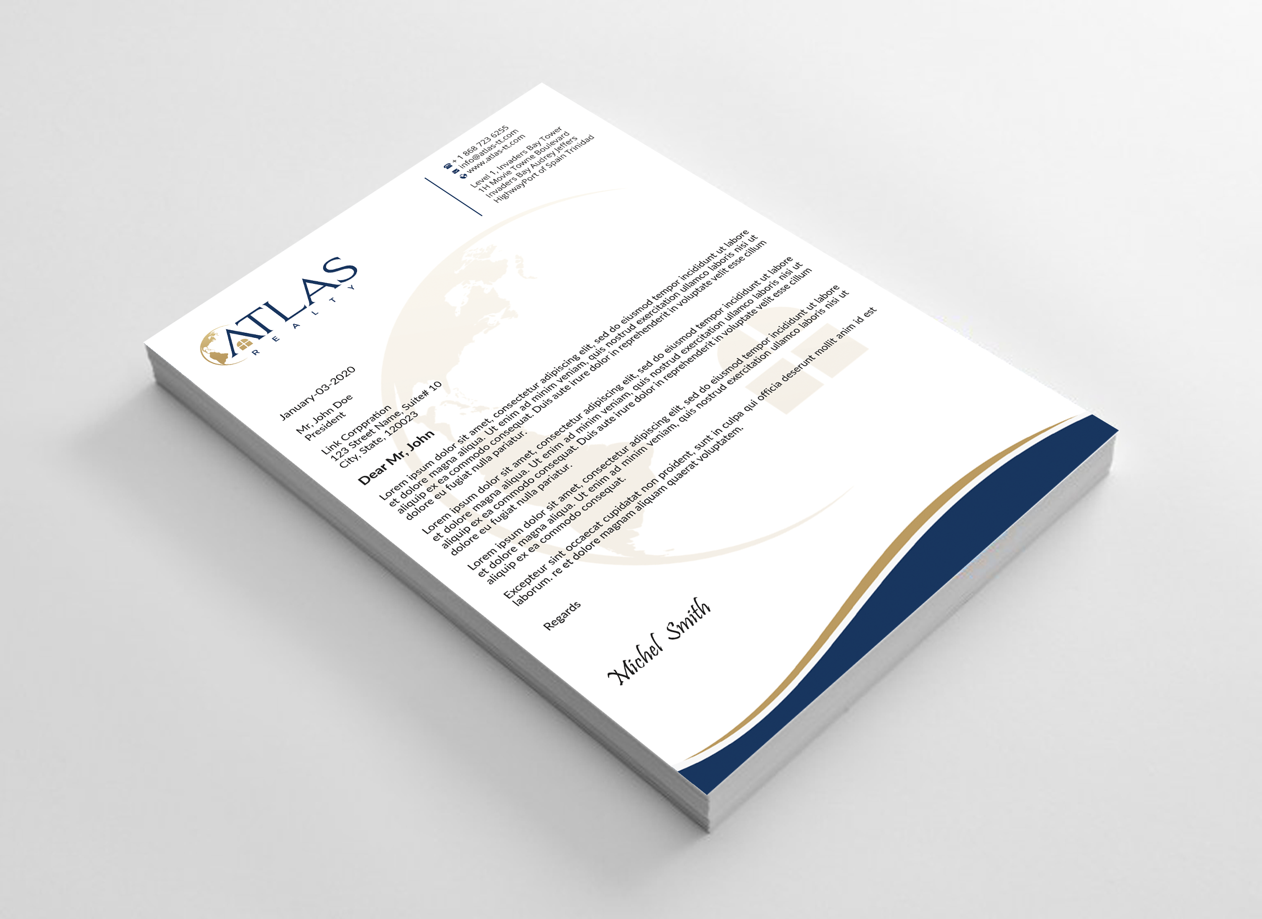 Stationery Design by Expert Bappy for Hawk Security Services Ltd.  | Design #31765970