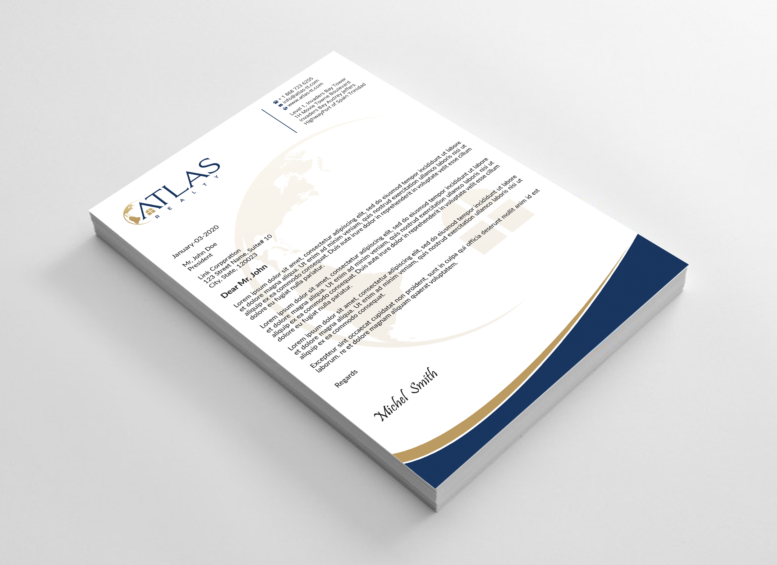 Stationery Design by Expert Bappy for Hawk Security Services Ltd.  | Design #31766012
