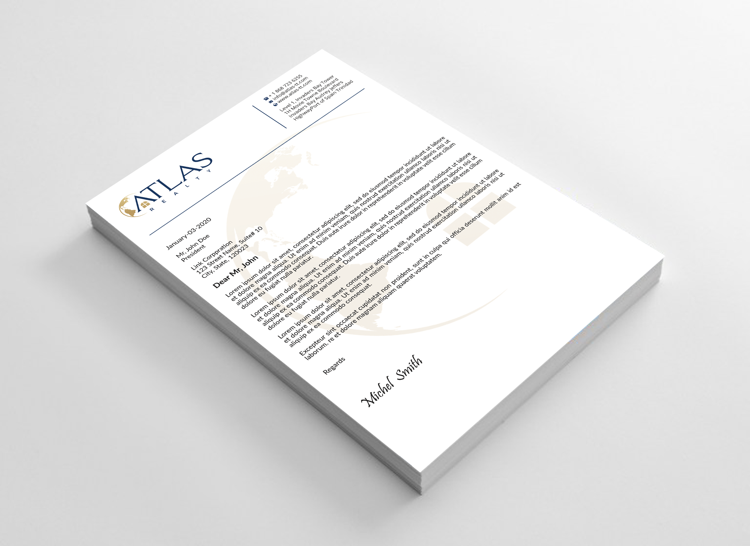 Stationery Design by Expert Bappy for Hawk Security Services Ltd.  | Design #31766013