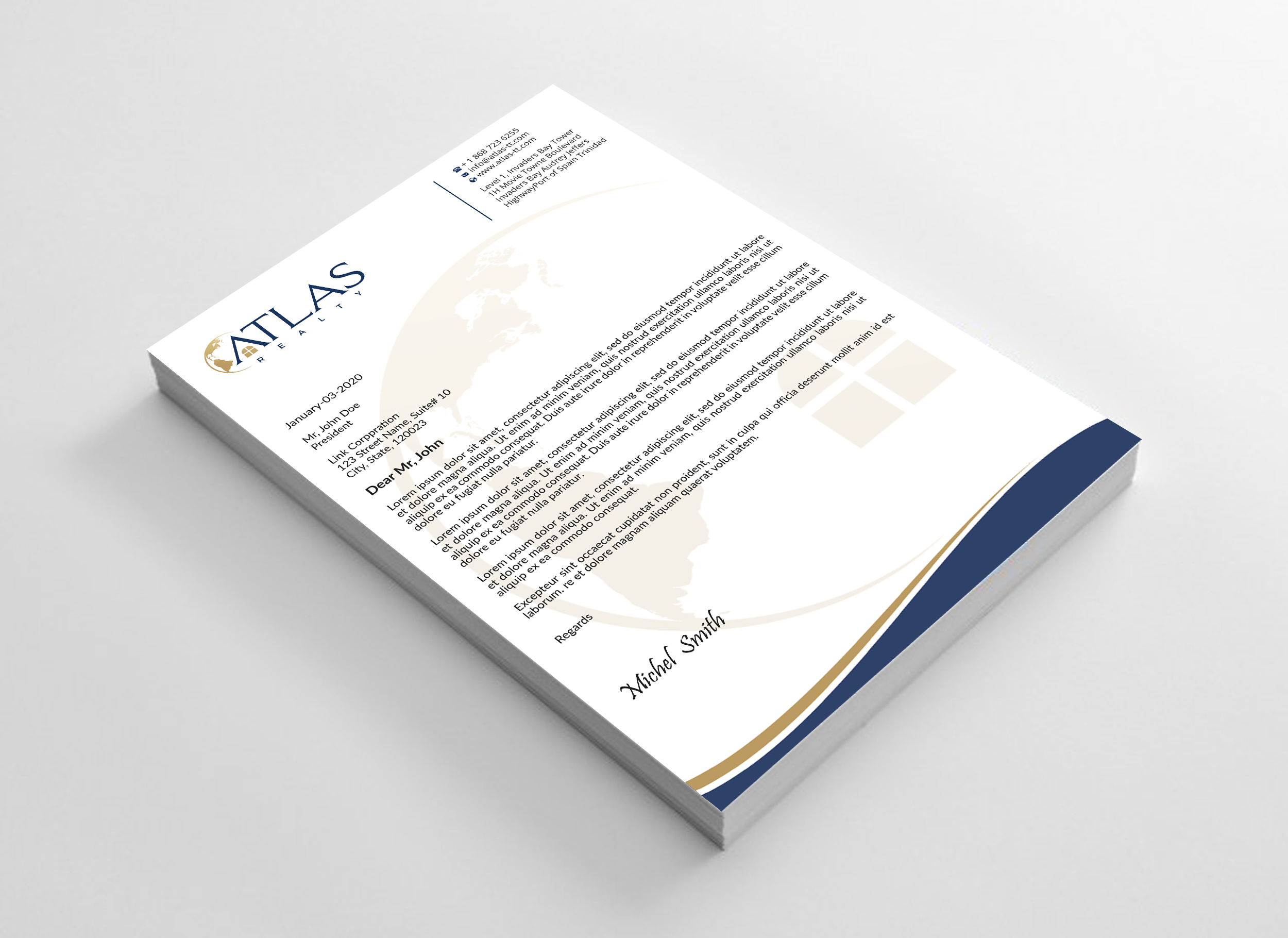 Stationery Design by Expert Bappy for Hawk Security Services Ltd.  | Design #31771901