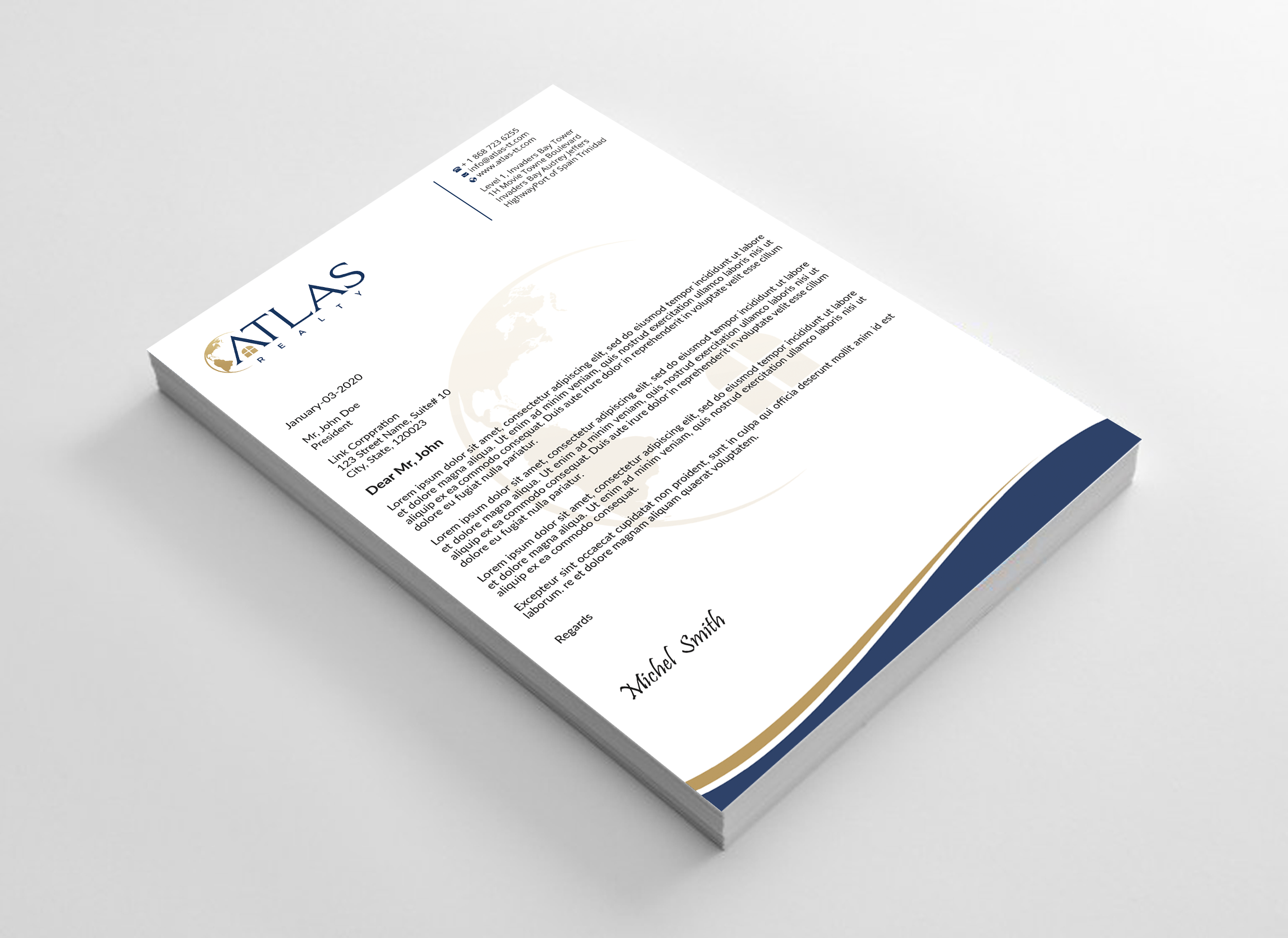 Stationery Design by Expert Bappy for Hawk Security Services Ltd.  | Design #31776889