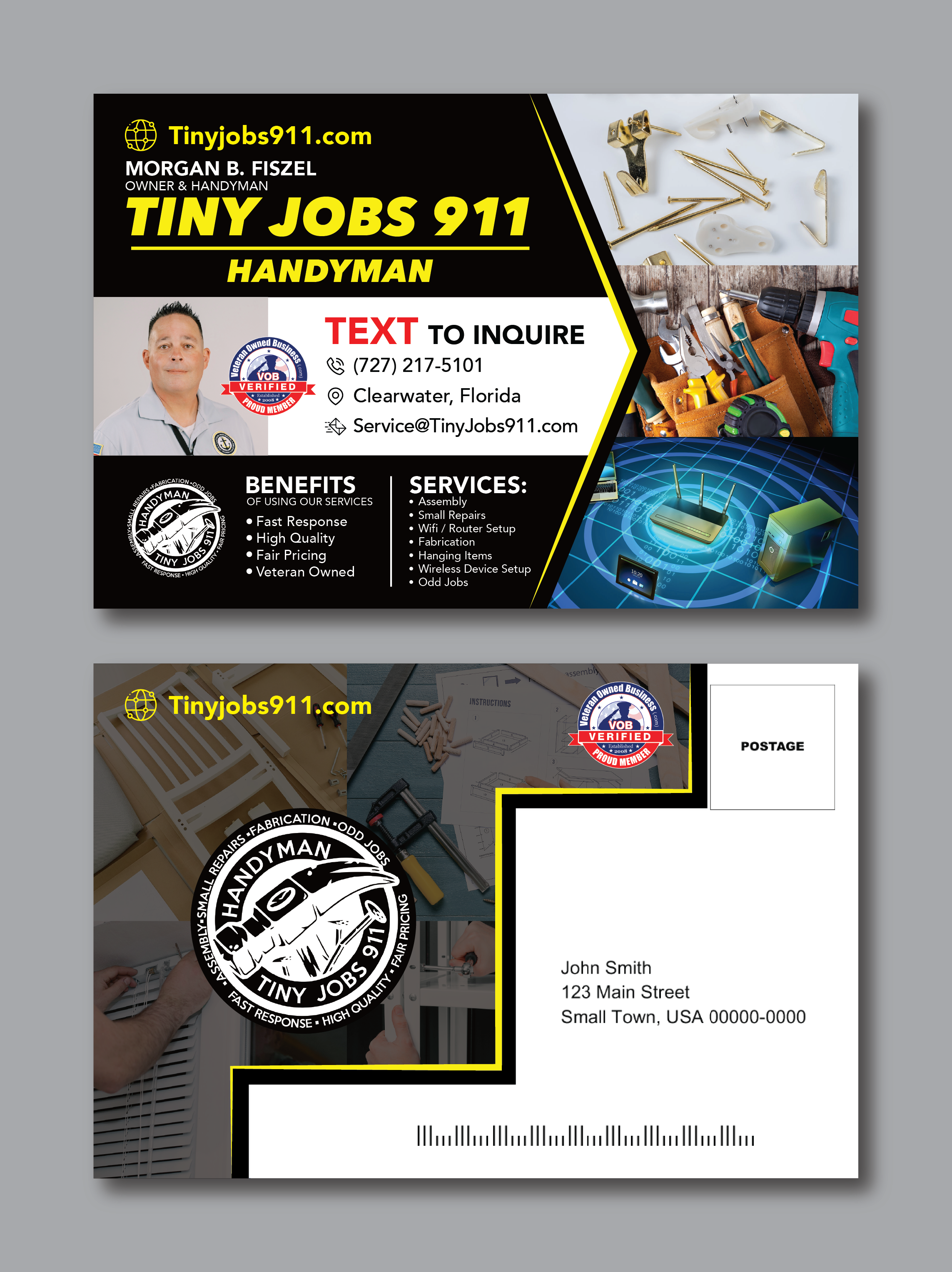 Postcard Design by Titan Solbiz for this project | Design #31770600