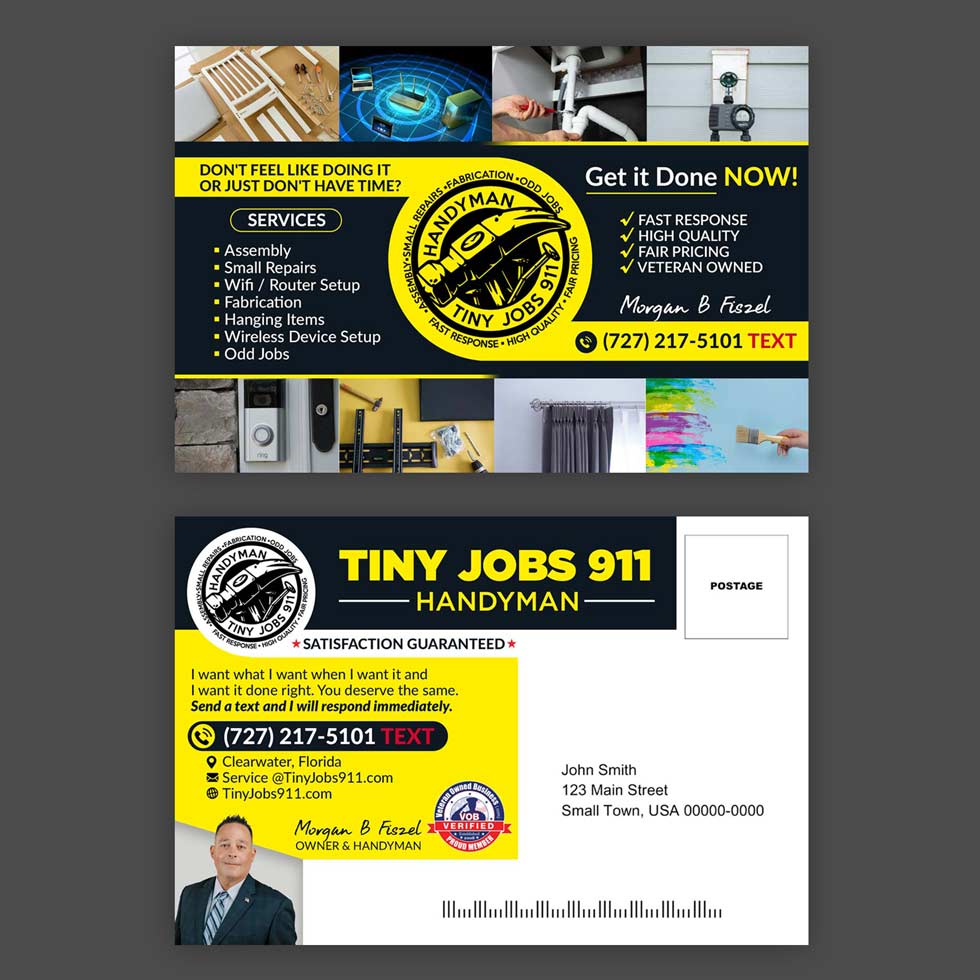 Postcard Design by DA. for this project | Design #31765058