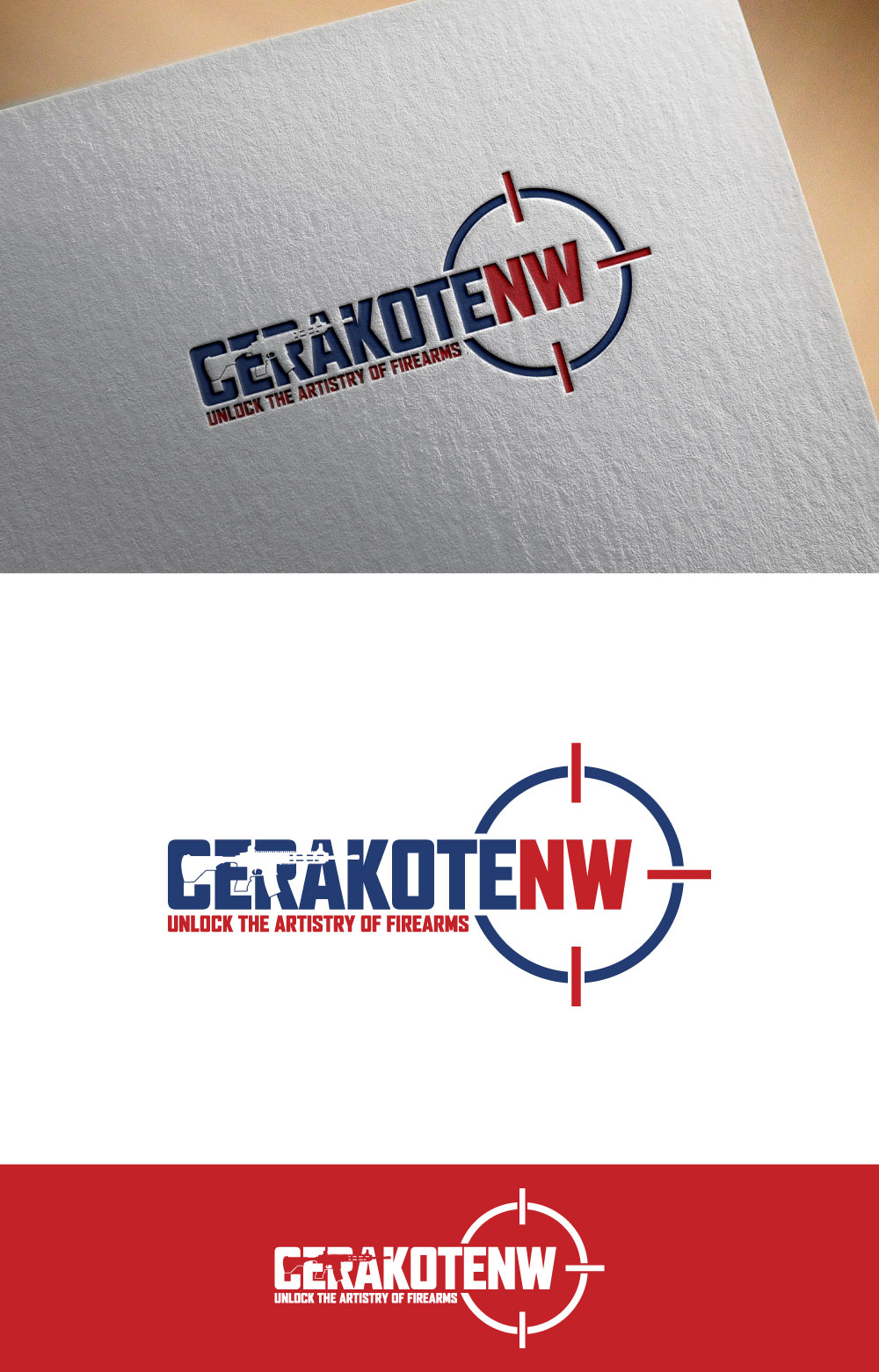 Serious, Professional, Custom paint / firearm industry Logo Design for ...