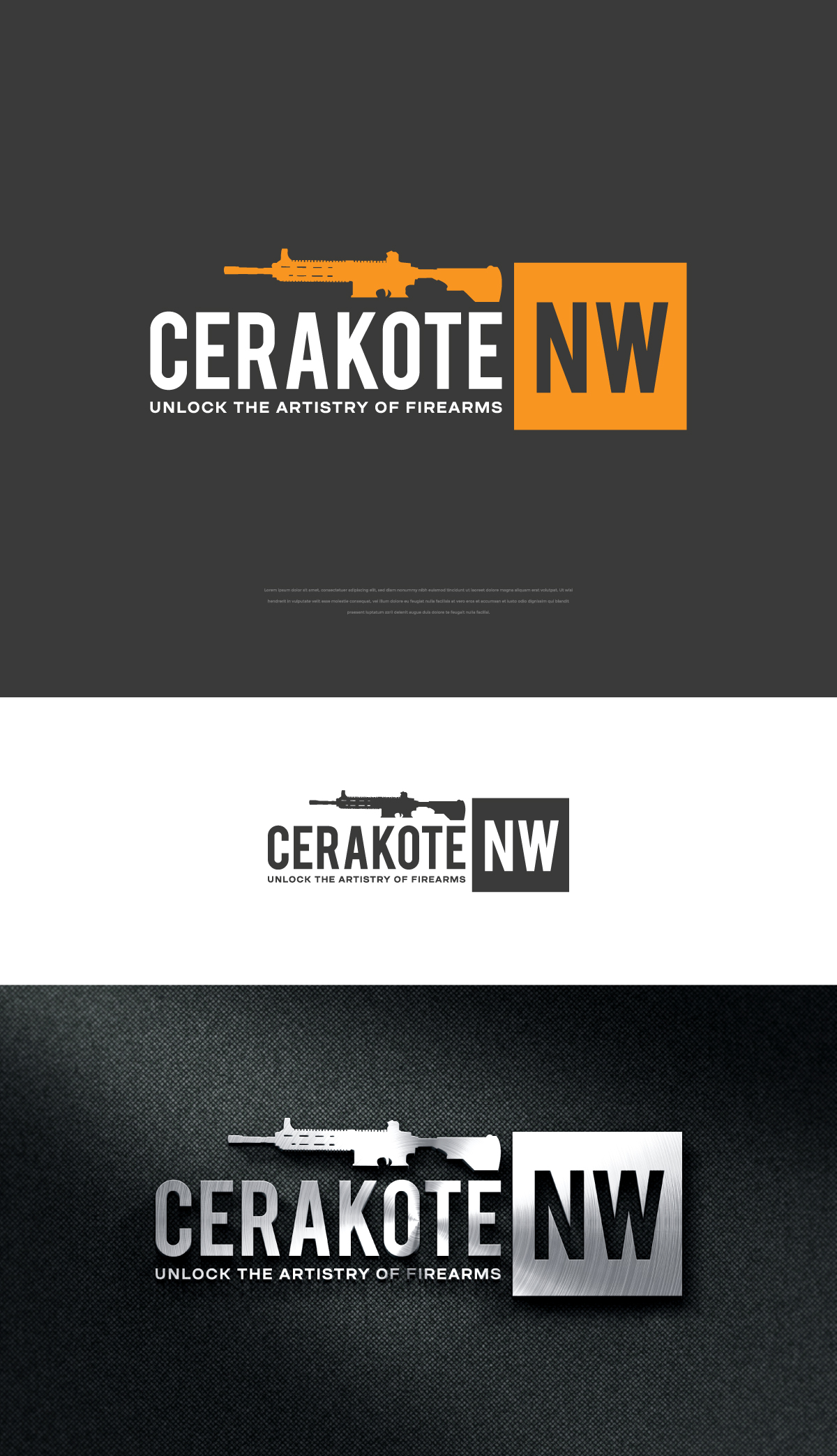 Logo Design by apik. for Cerakote Northwest | Design #31765858