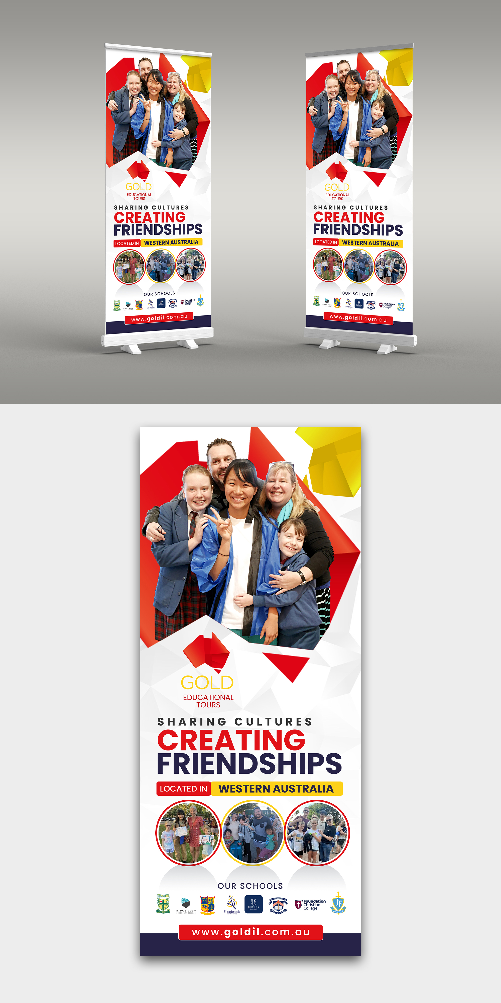 Diseño Gráfico por debdesign para Gold Educational Tours | Diseño #31776645