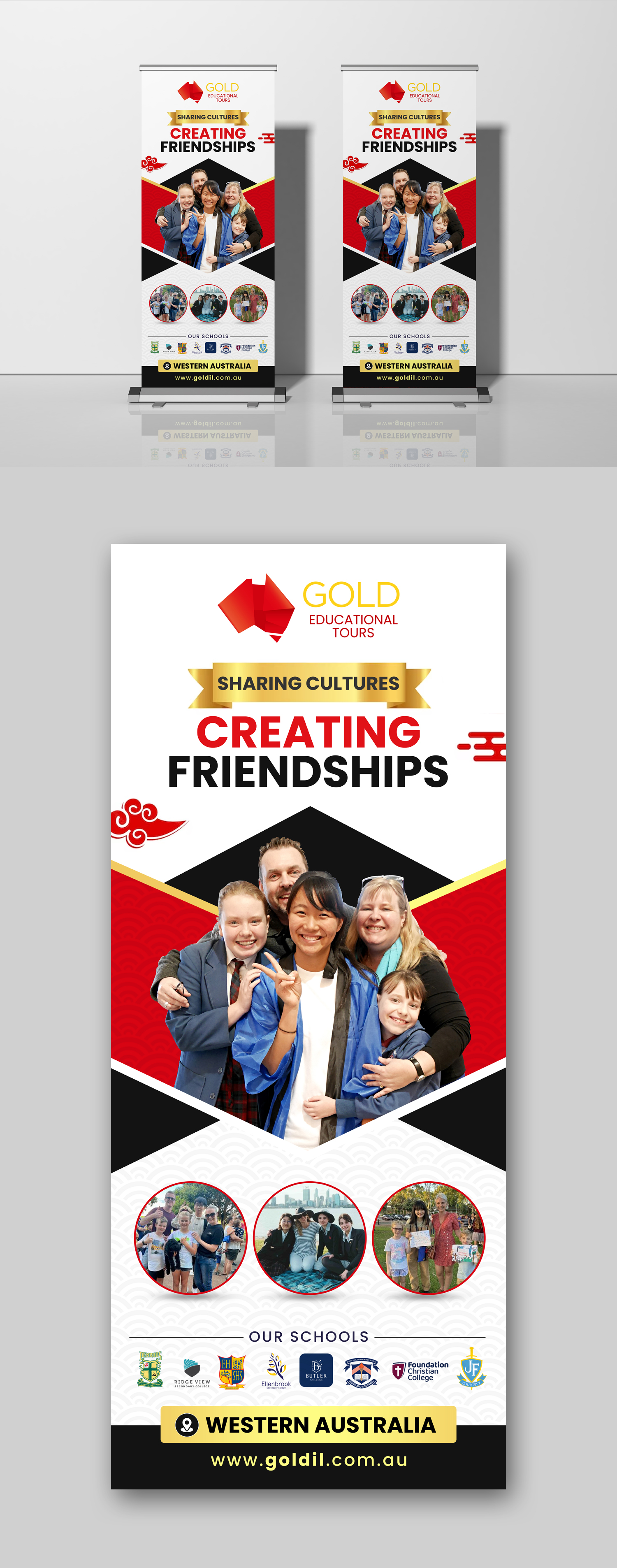 Diseño Gráfico por debdesign para Gold Educational Tours | Diseño #31777171