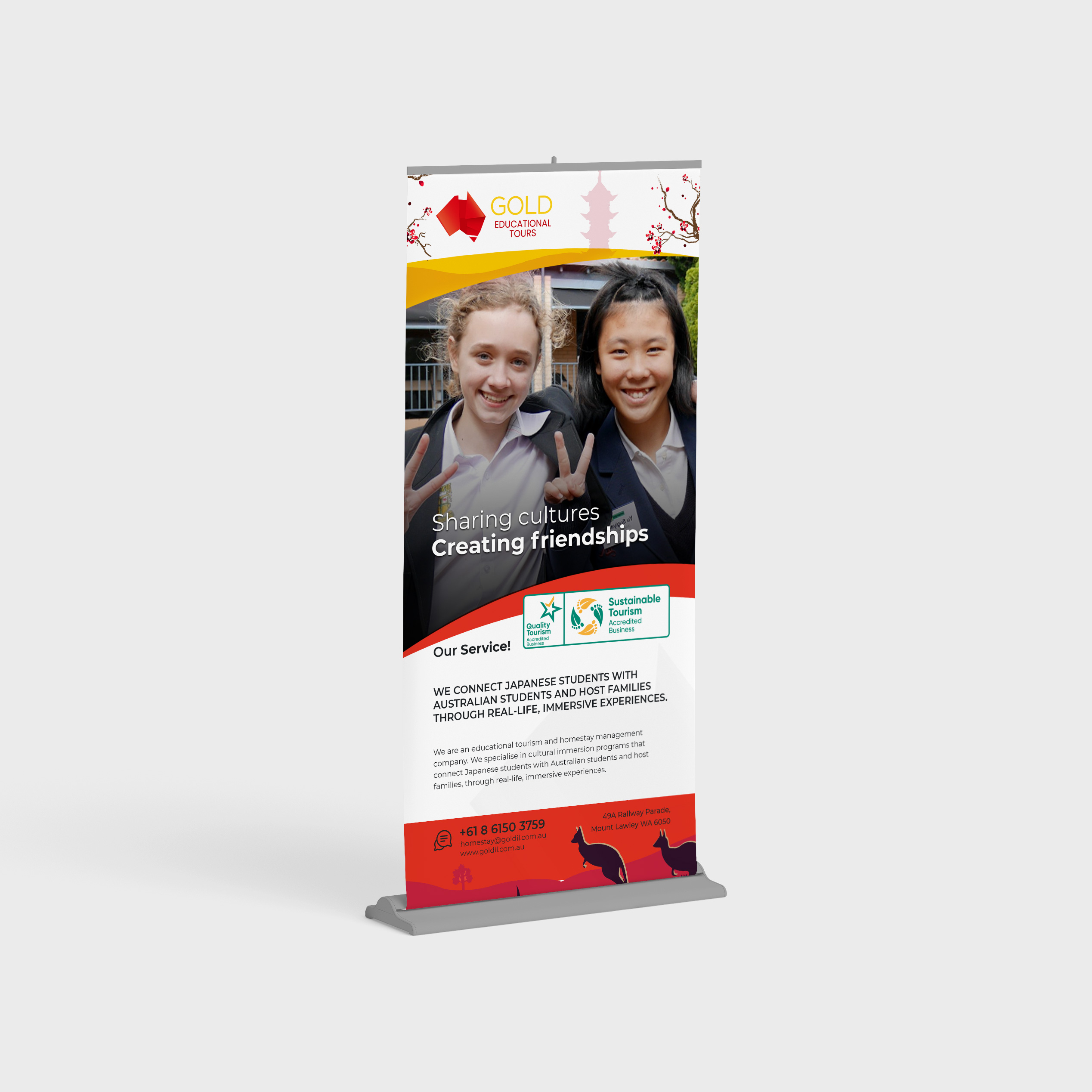 Graphic Design by jaycobbb for Gold Educational Tours | Design #31767143