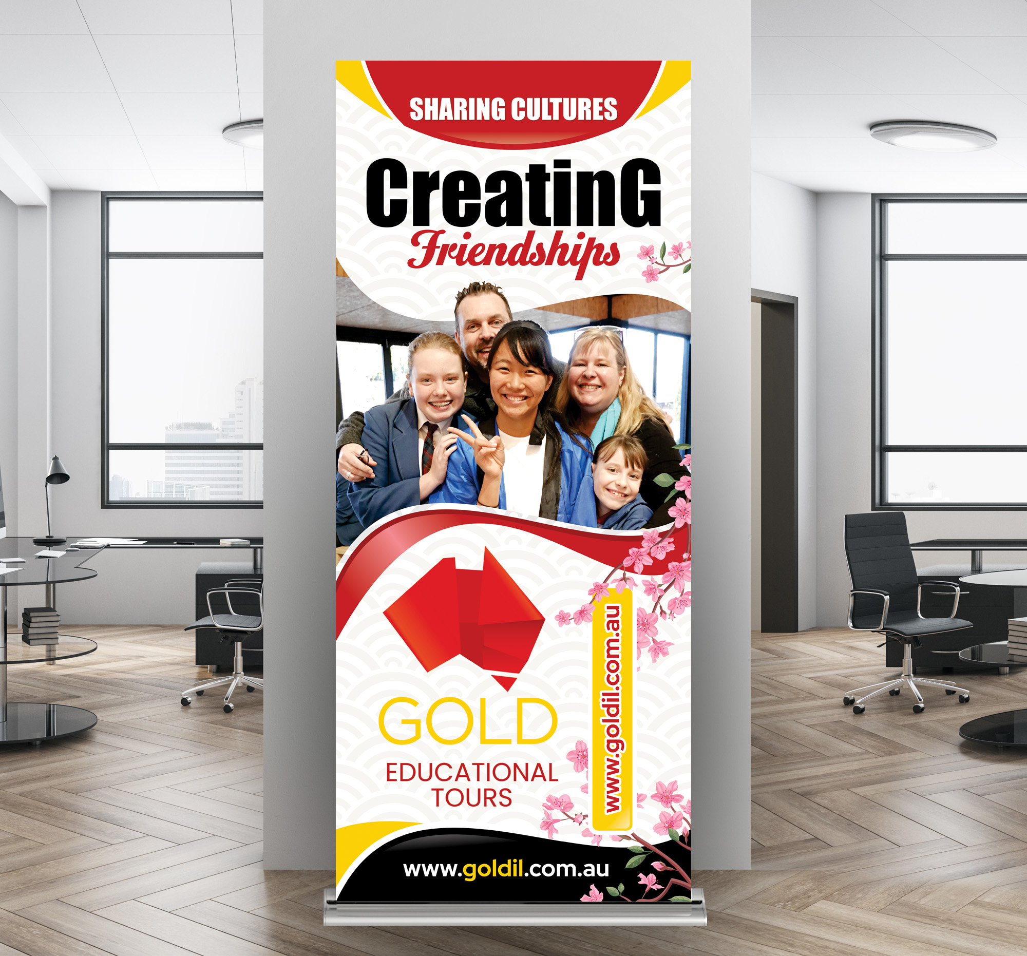 Graphic Design by Dzhafir for Gold Educational Tours | Design #31773799