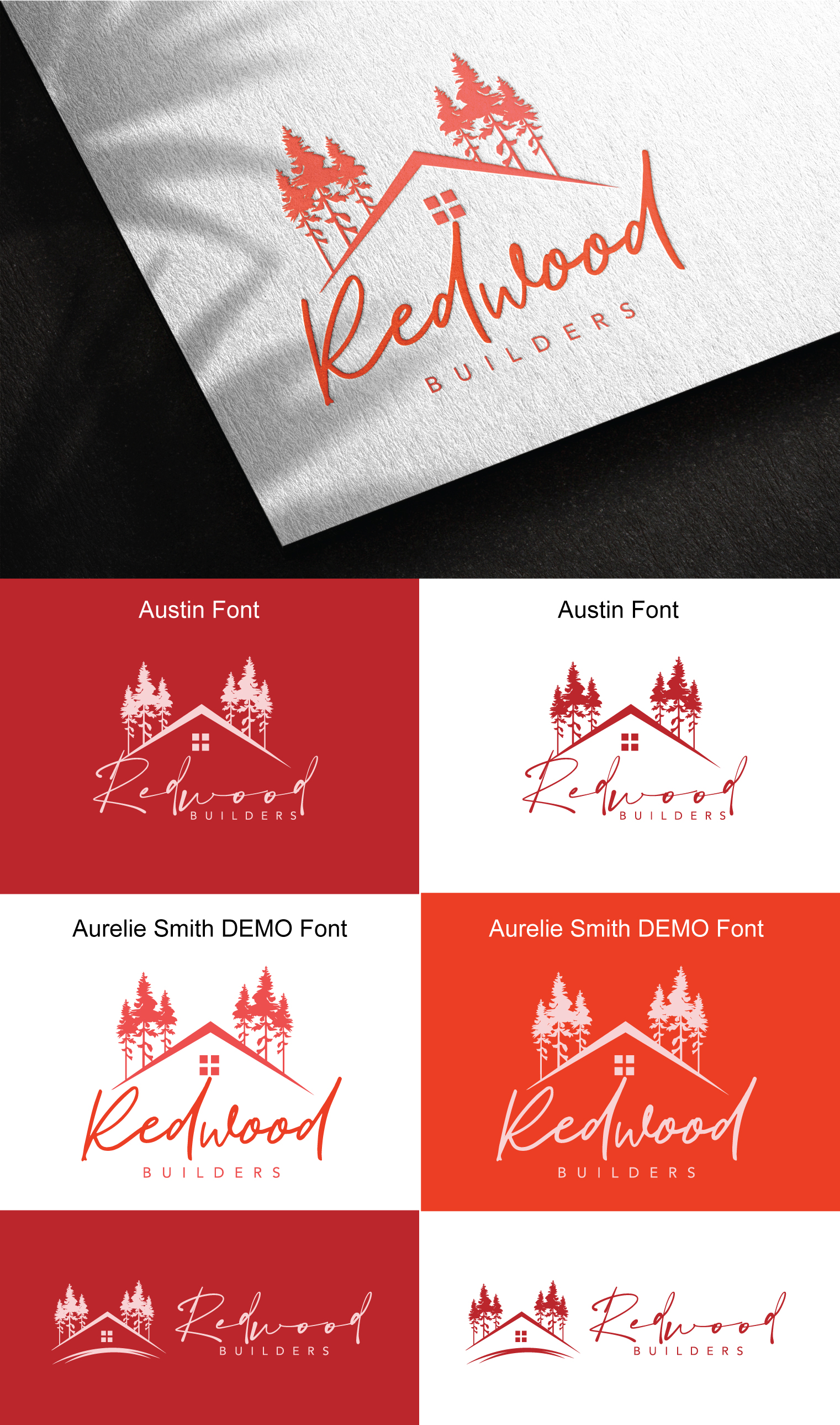 Design de Logo par StromDesignHub pour REDWOOD BUILDERS | Design #31777593