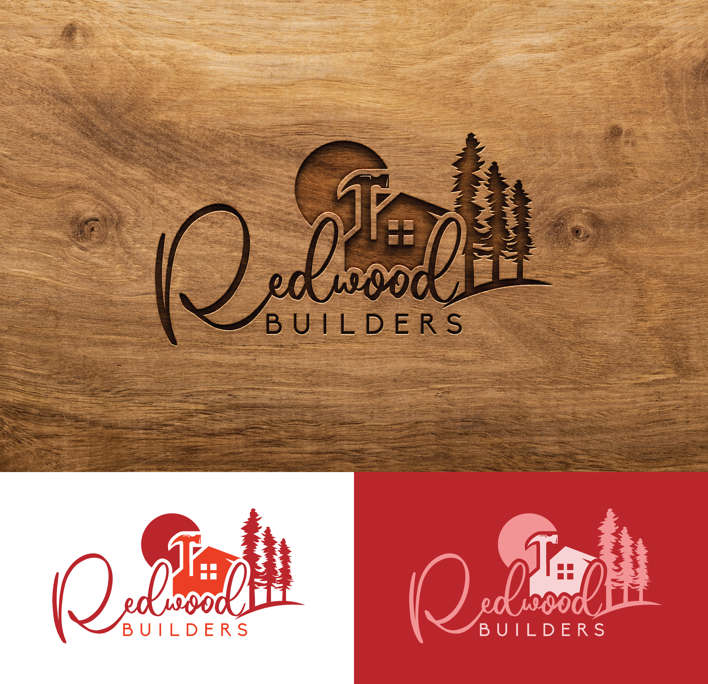 Logo-Design von StromDesignHub für REDWOOD BUILDERS | Design #31777595