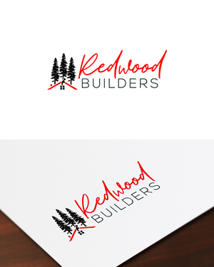 Logo Design by Farhad Kreative for REDWOOD BUILDERS | Design: #31774538