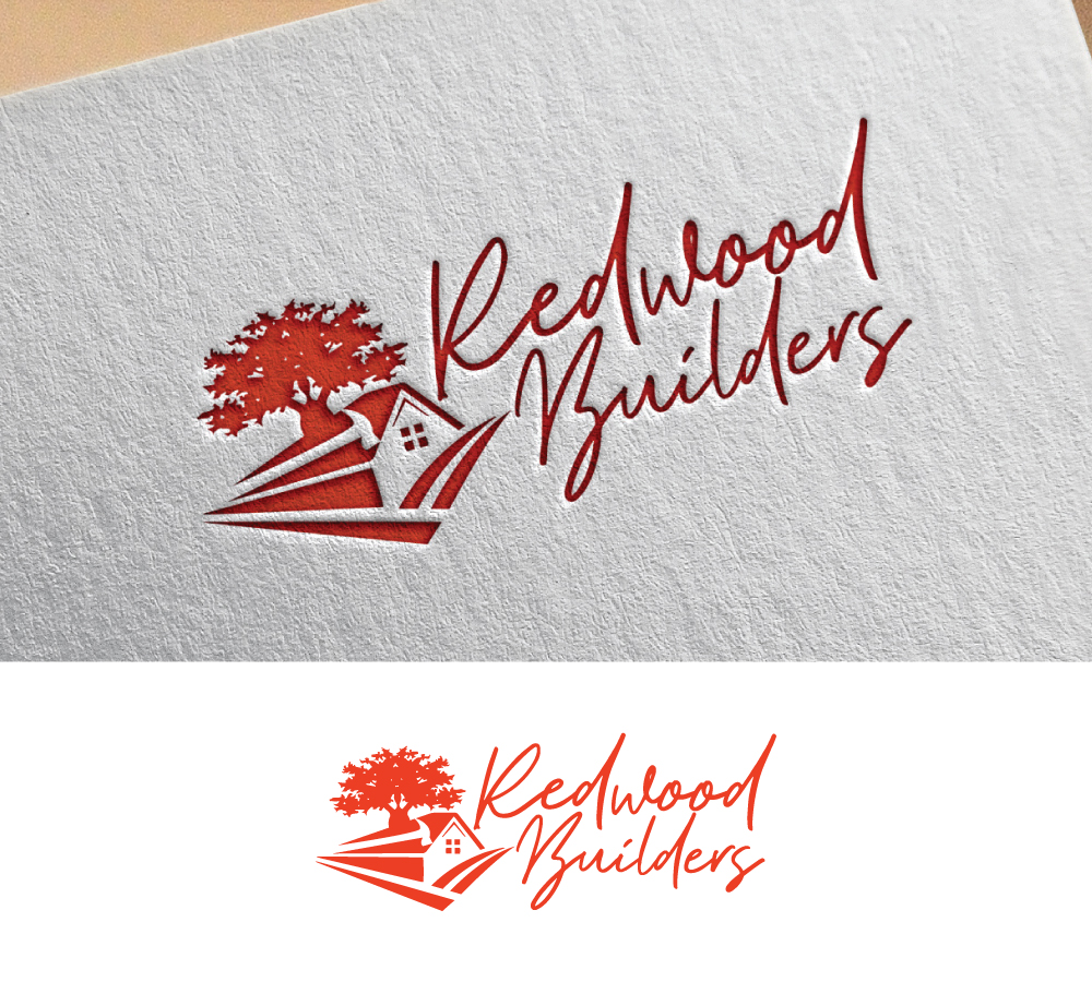 Logo Design by Badhan for REDWOOD BUILDERS | Design #31773693