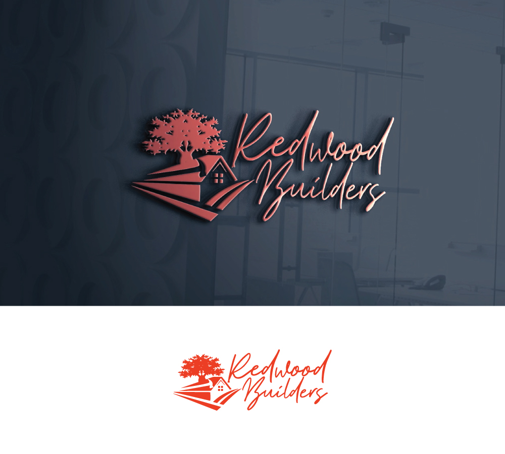 Logo Design by Badhan for REDWOOD BUILDERS | Design #31773715