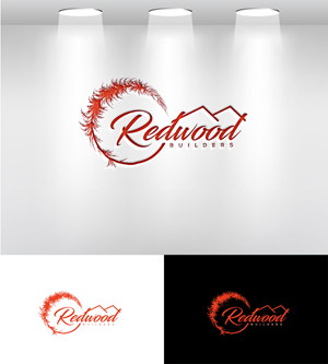 Logo Design by Mi Design1 for REDWOOD BUILDERS | Design: #31774355