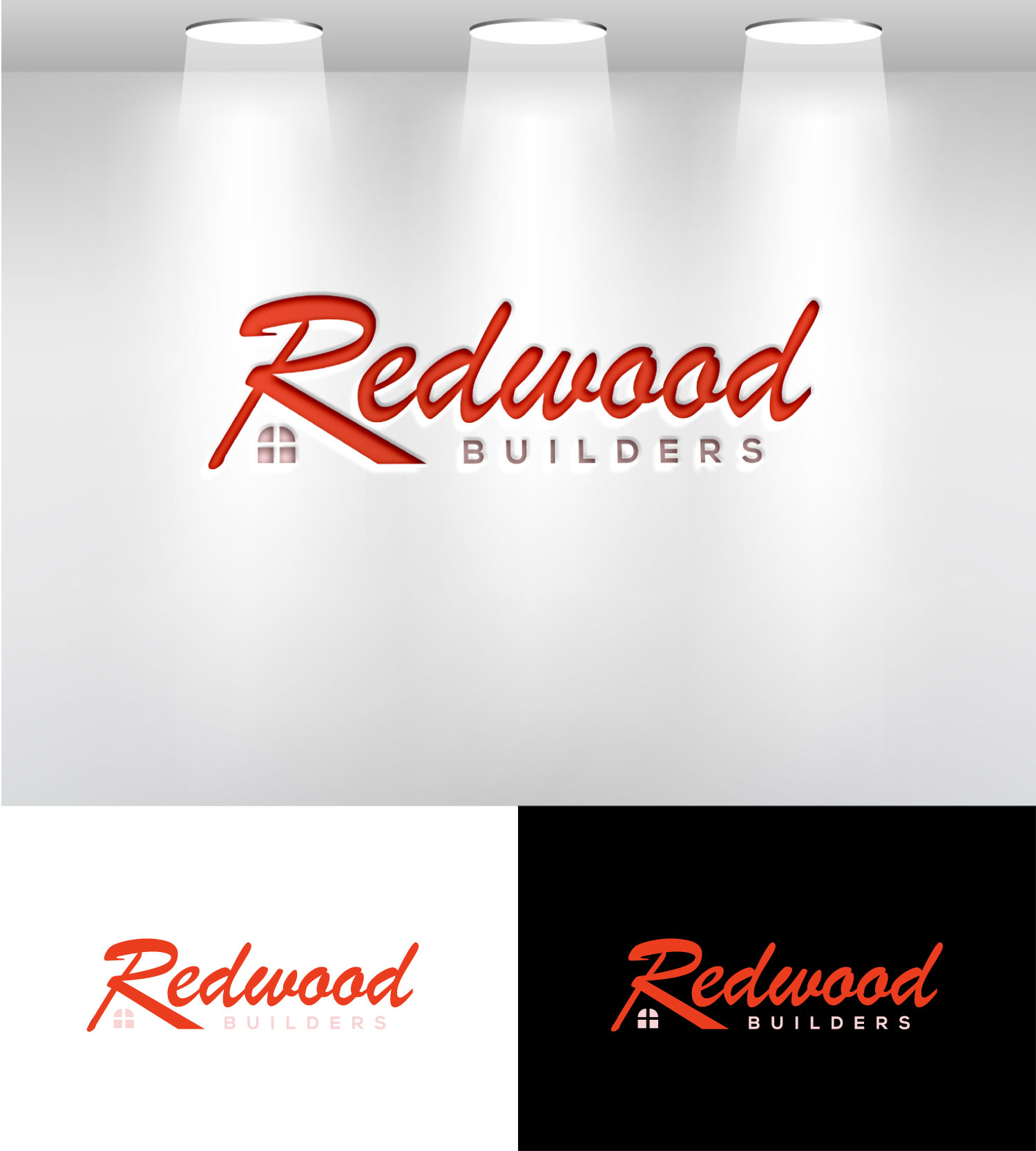 Logo Design by Mi Design1 for REDWOOD BUILDERS | Design #31774436