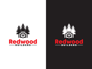 Logo Design by 439 Creations for REDWOOD BUILDERS | Design: #31775119