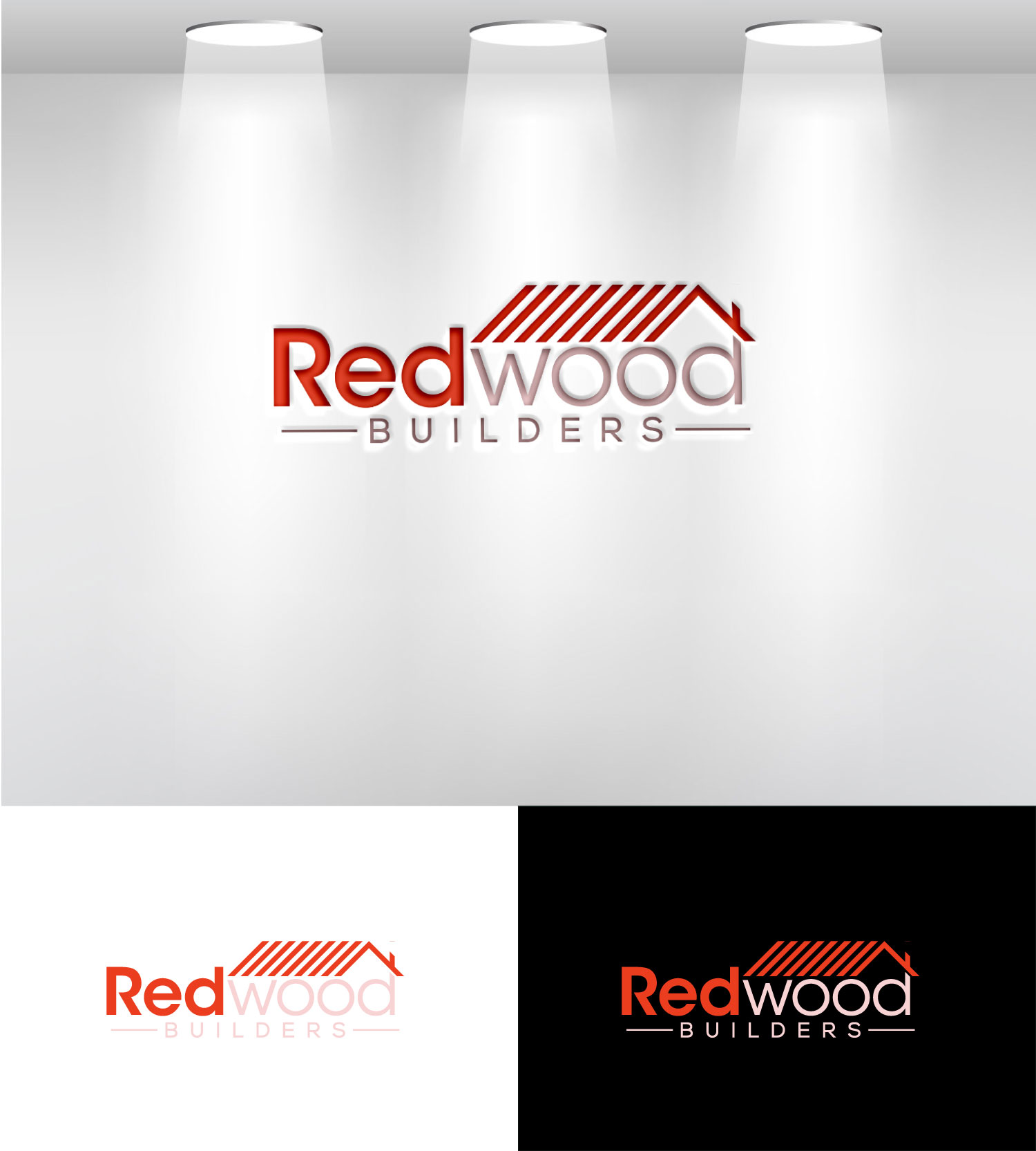 Logo Design by DoYel art for REDWOOD BUILDERS | Design #31775333