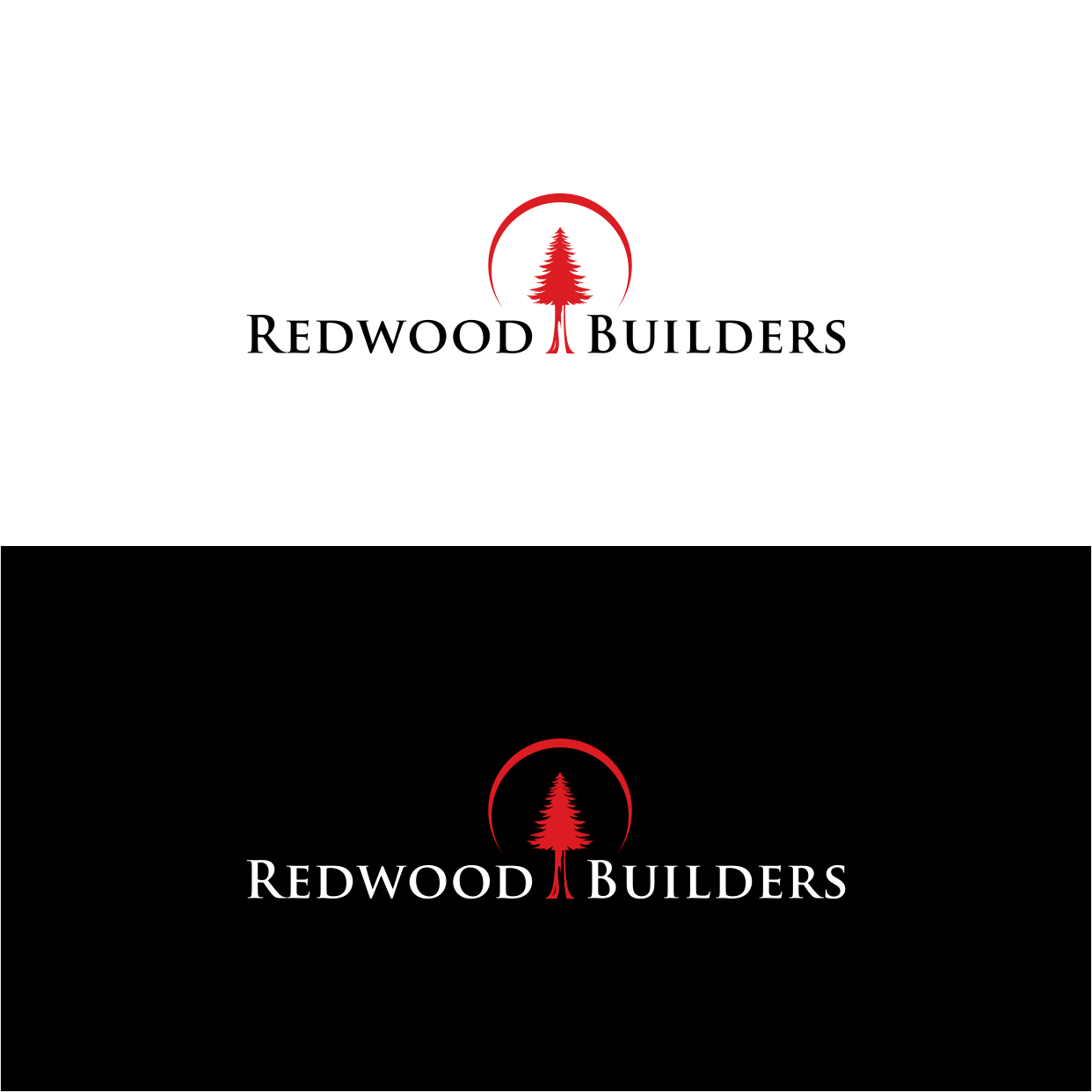 Logo Design by Kaze56 for REDWOOD BUILDERS | Design #31772813