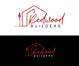 Logo Design by RaKu 2 for REDWOOD BUILDERS | Design: #31808837