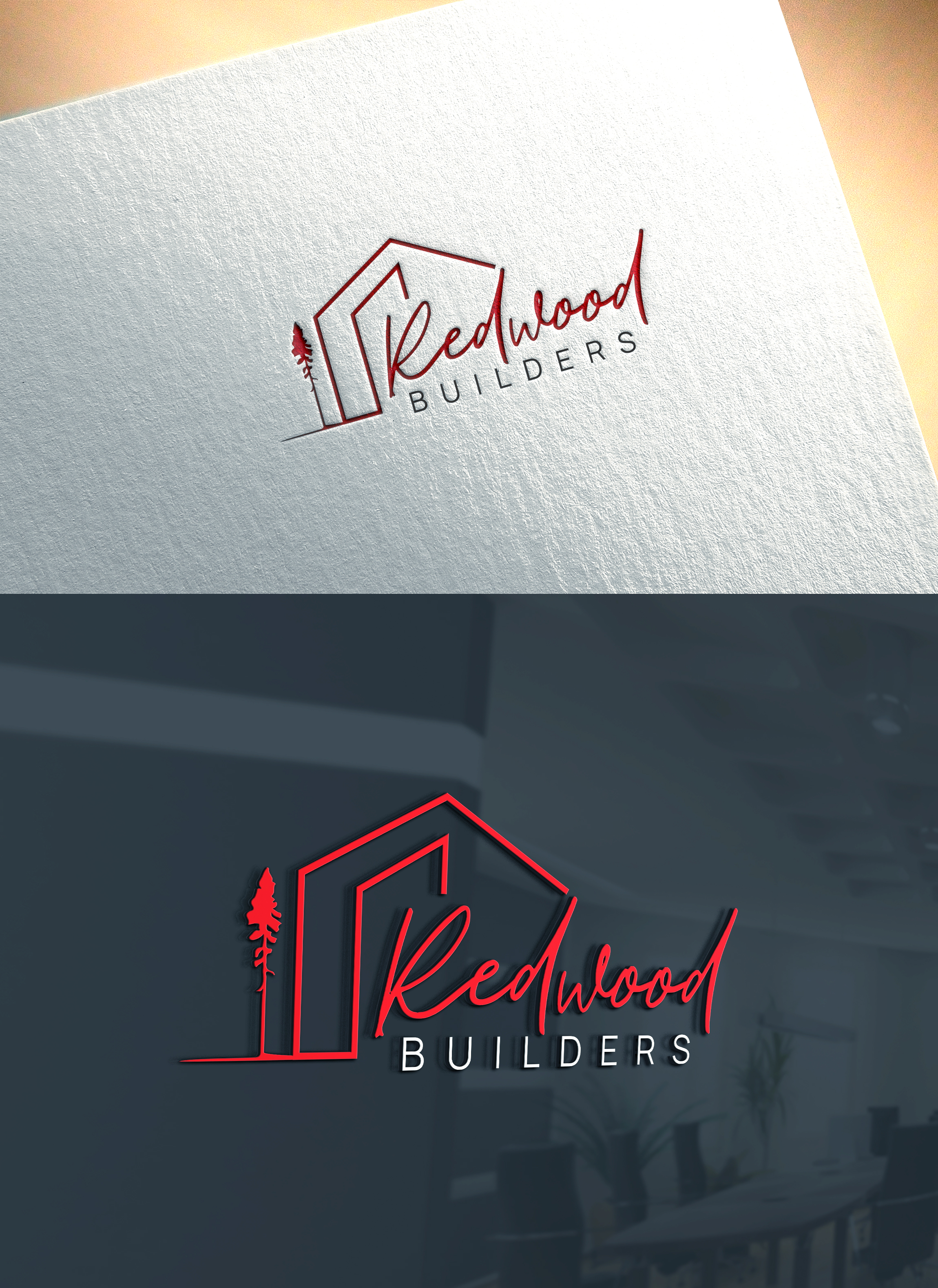 Design de Logo par RaKu 2 pour REDWOOD BUILDERS | Design #31814387