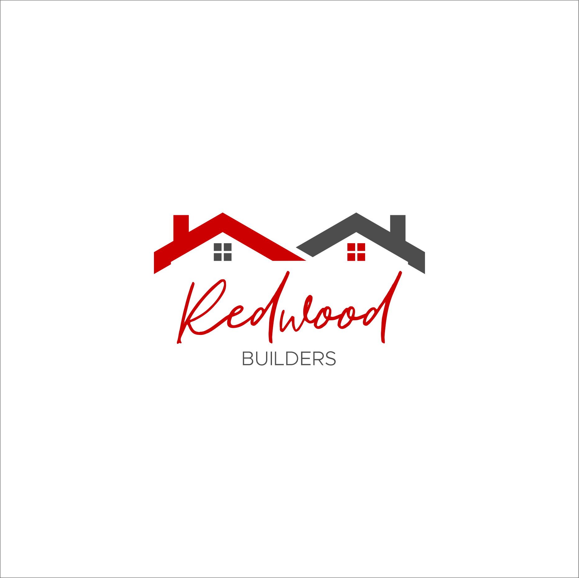 Logo Design by B4LYA for REDWOOD BUILDERS | Design #31780522