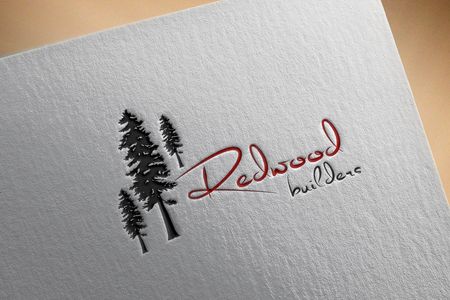 Logo Design by Graphic Mama for REDWOOD BUILDERS | Design #31775825