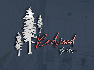 Diseño de Logo por Graphic Mama para REDWOOD BUILDERS | Diseño: #31775836