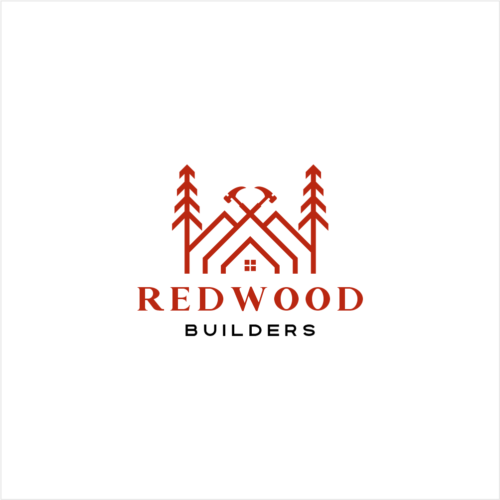 Diseño de Logo por H19.Std para REDWOOD BUILDERS | Diseño #31799797