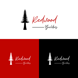 Logo Design by anak hits for REDWOOD BUILDERS | Design: #31773198
