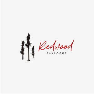 Logo Design by Tropical Squash 2023 for REDWOOD BUILDERS | Design: #31813708