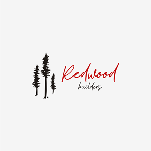 Logo Design by Tropical Squash 2023 for REDWOOD BUILDERS | Design: #31813710