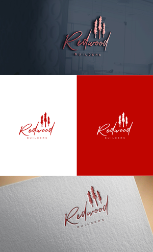 Diseño de Logo por GLDesigns para REDWOOD BUILDERS | Diseño: #31777491