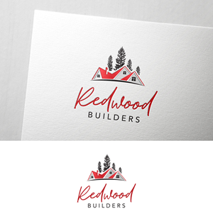 Logo Design by Impressive Sol for REDWOOD BUILDERS | Design #31775675