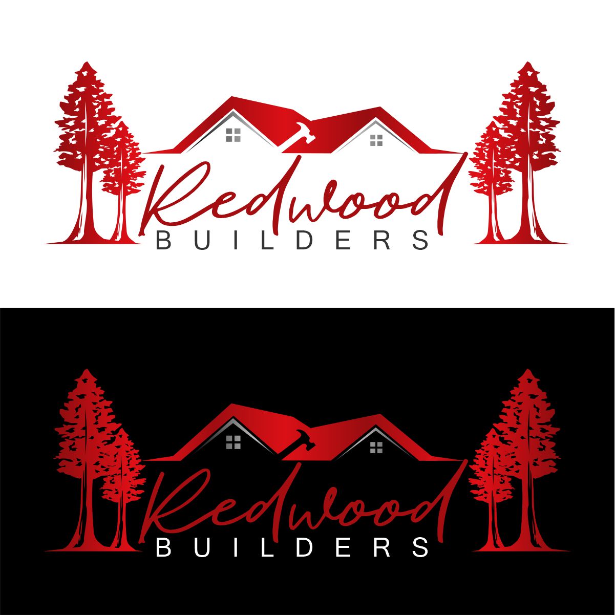 Logo Design by creative.bugs for REDWOOD BUILDERS | Design #31776463
