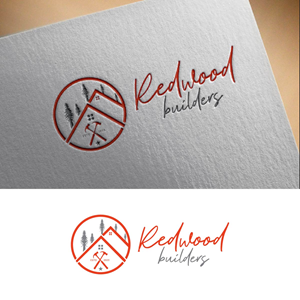 Logo Design by fly  design for REDWOOD BUILDERS | Design: #31776092