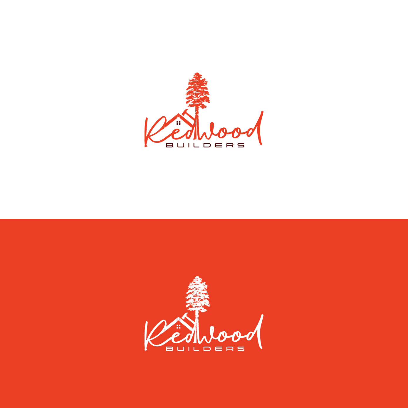 Logo Design by AL-BARAKAH for REDWOOD BUILDERS | Design #31774712