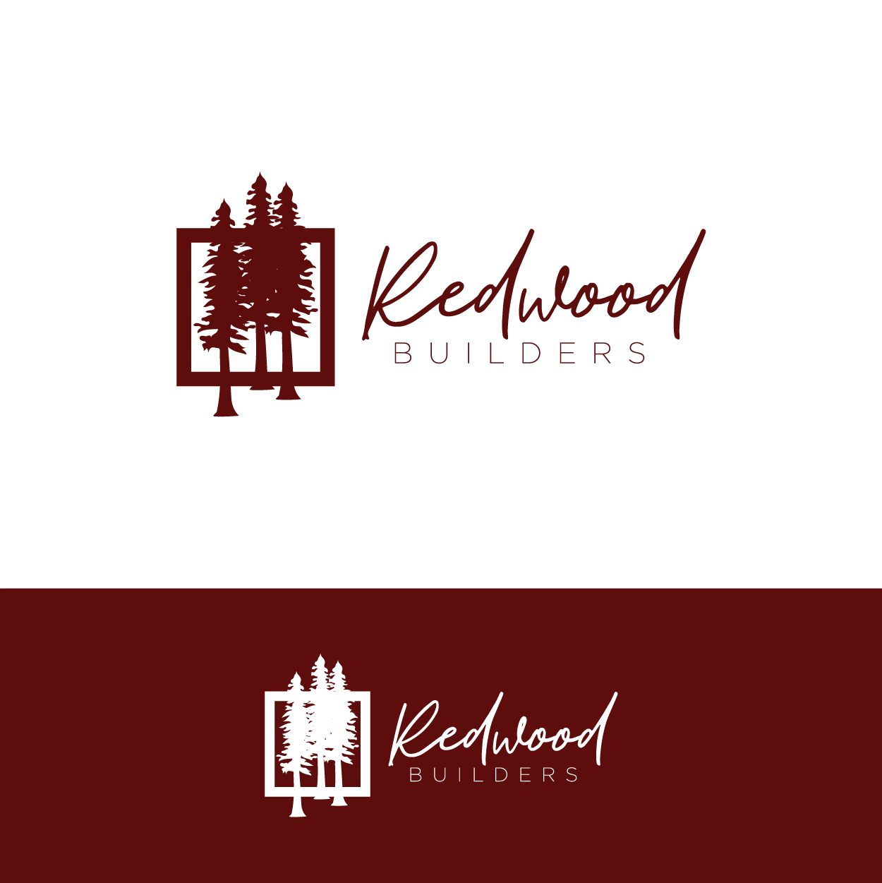 Logo Design by Fauzan Zainal for REDWOOD BUILDERS | Design #31811732